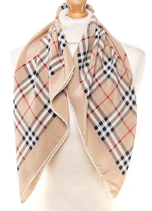 Шовкова хустка burberry plaid vintage classic print з логотипом