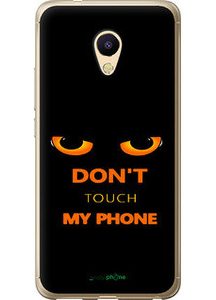 Чехол на meizu m5s don't touch the phone "4261u-776-72104"