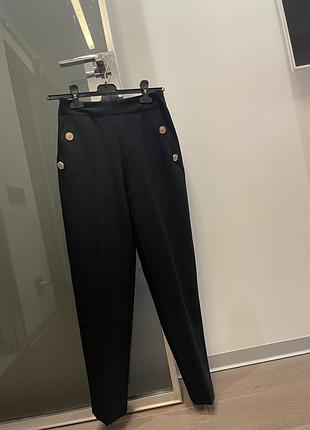Брюки жіночі zara чорні розмір xs