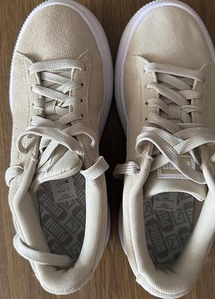 Кросівки жіночі puma suede mayu бежеві
