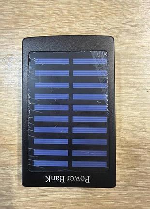 Сонячний power bank solar 30000 mah / повербанк solar 2xusb з ліхтариком