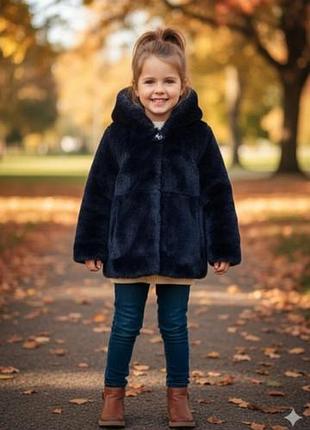 Шубка полушубок куртка шерпа на девочку zara 6 лет