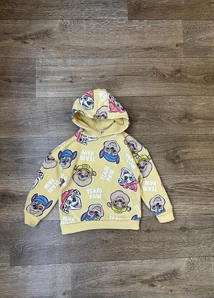 Яскрава худі primark «щенячий патруль» (paw patrol) для хлопчика чи дівчинки, 4-5р. 110см.
