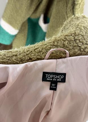 Пальто тедді topshop -s 7