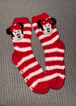 Носки mickey mouse микки міккі носочки теплі шкарпетки махрові тёплые плюшеві махровые плюшевые