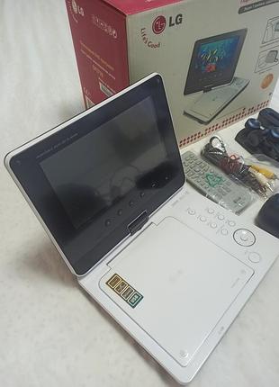 Портативный drd-плеер lg dp373b • состояние нового • полный авто-комплект, коробка