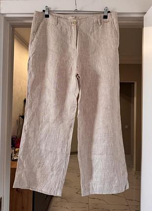 Marks&spencer per una pure linen штани брюки 100 % льон льняні лляні