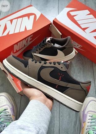Nike air jordan 1 retro low og sp 'travis scott 4