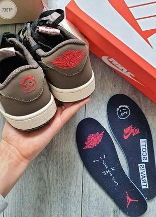 Nike air jordan 1 retro low og sp 'travis scott 6