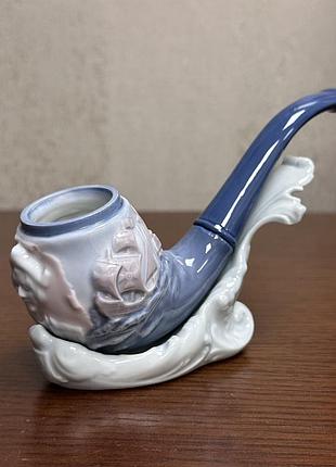 Фарфоровая статуэтка lladro «трубка первооткрывателей».