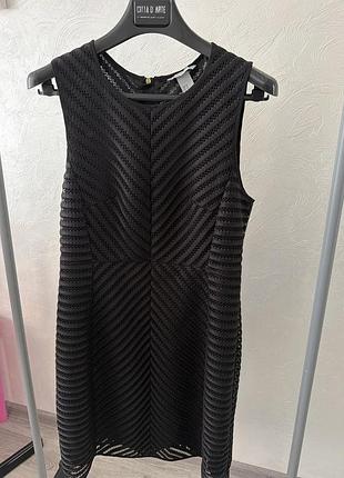 Сукня міді жіноча h&m чорна сітка