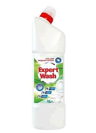 Гель для мытья унитаза 1л «3в1» тм expert wash