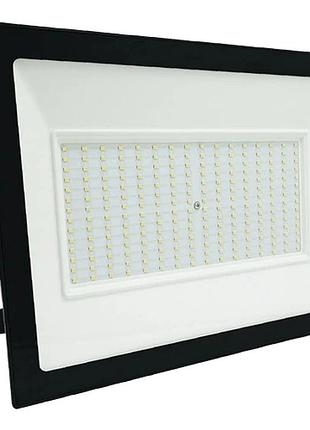 Светодиодный прожектор led универсальный 200 вт 16000 лм 6500k ip65 черный