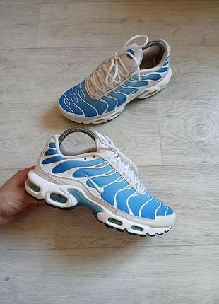 Кроссовки мужские nike air max plus battle blue white оригинал.