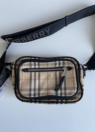 Вінтажна сумка крос боді через плече від burberry
