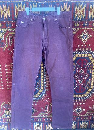 Бордовые джинсы armani johnny slim. оригинал