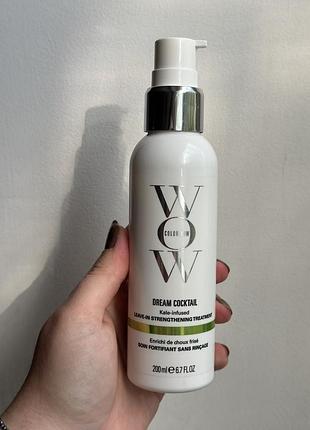 Незмивний зміцнювальний крем для волосся color wow dream cocktail kale-infused (залишок ~150 мл)
