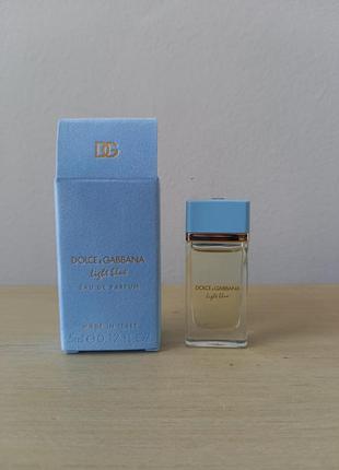 Новинка 2026! парфумована вода для жінок dolce & gabbana light blue eau de parfum 5 мл