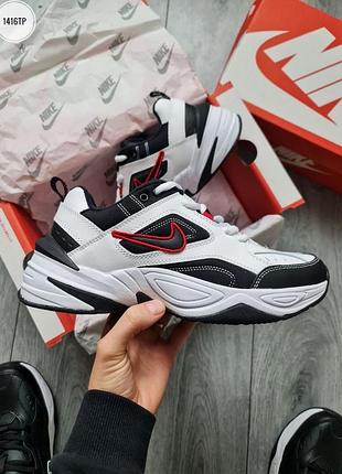Nike m2 tekno black/white/red