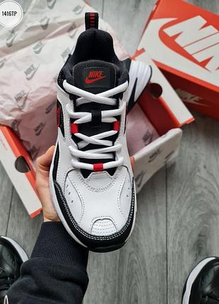 Nike m2 tekno black/white/red 4