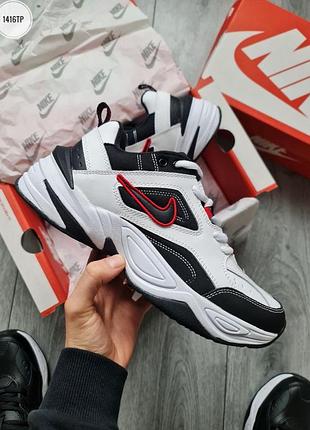 Nike m2 tekno black/white/red 2