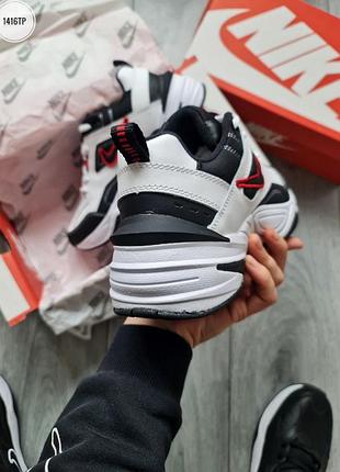 Nike m2 tekno black/white/red 5