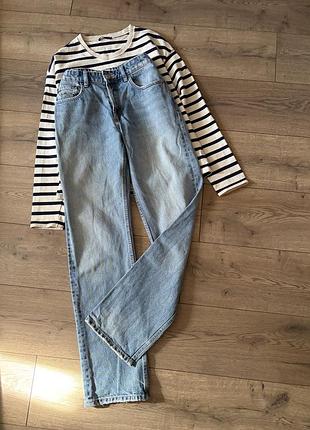 Прямі джинси zara