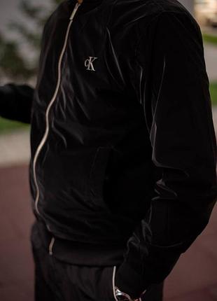 Куртка чоловіча calvin klein, armani exchange бомбер чорна