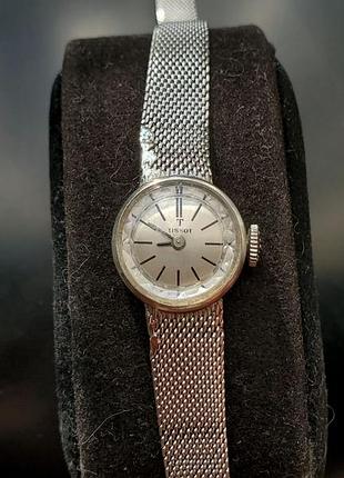 Tissot люксовий механічний позолочений жіночій годинник, швейцарія 1962-63р.