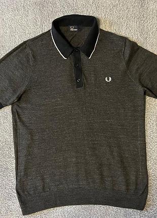Поло чоловіче fred perry сіре розмір l