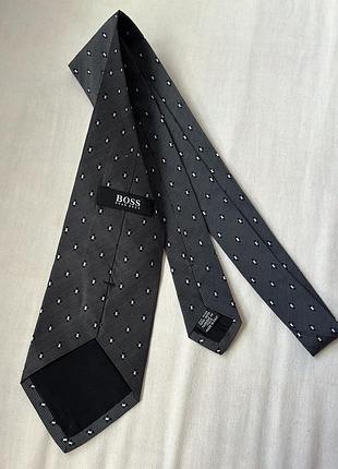Шовкова краватка boss hugo boss (made in italy) / класична чоловіча краватка