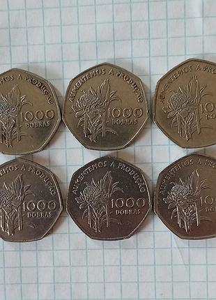Сан-томе і принсіпі 1000 добр 1997 рік