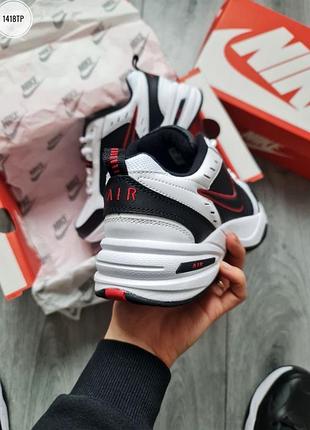Nike air monarch iv black/white/red 6