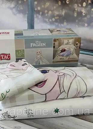 Постільна білизна полуторна дитяча з ранфорсу tac frozen