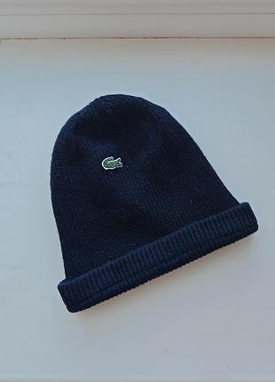 Lacoste шапка мужская шерстяная бини шляпа