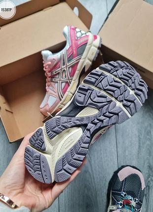 Asics gel kahana 8 white pink 5