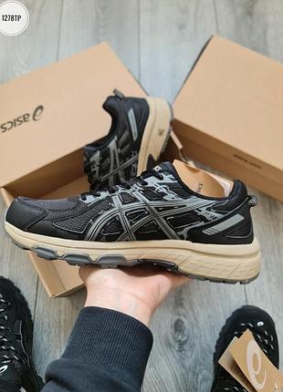 Asics gel venture 6 black khaki 2