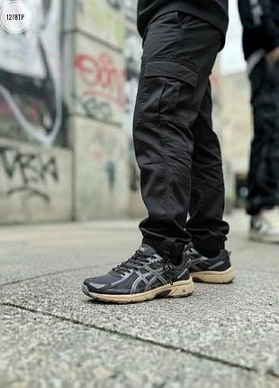 Asics gel venture 6 black khaki 8