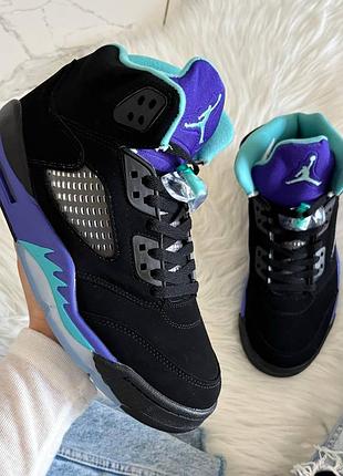 Jordan 5 black grape 2