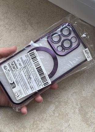 Чохол apple iphone 14 pro з magsafe та захистом камер