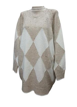 Светр жіночій next з коміром - стійкою розмір xxl -3xl -4xl