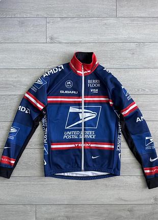 Nike x us postal service usps pro cycling team bike jersey vintage size l л розмір велоджерсі велокофта велокуртка вело кофта куртка джерсі оригінал