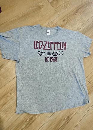 Рок футболка мерч led zeppelin