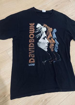 Рок футболка мерч david bowie