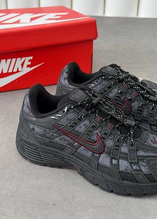 Nike p-6000 black burgundy crush