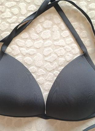 Верх від купальника/бюстгальтер новий calzedonia чорний/рожевий