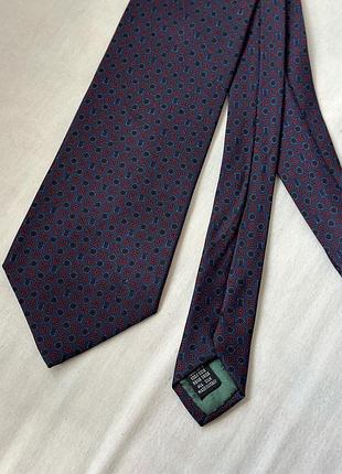 Шовкова італійська краватка andrew’s ties milano (made in italy) / класична чоловіча краватка
