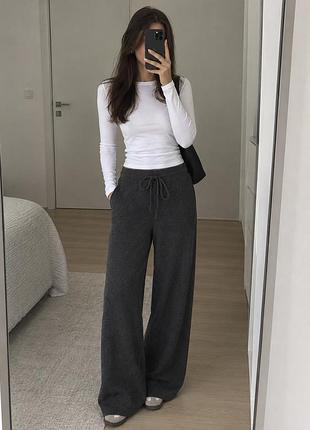 Вʼязані теплі штани uniqlo
