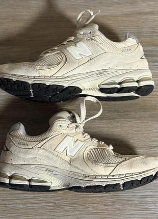 Кроссовки new balance 2002r p 39.5 оригинал натуральная кожа нубук на ногу 24.5-25 см длина стельки от края до края 25.5 см