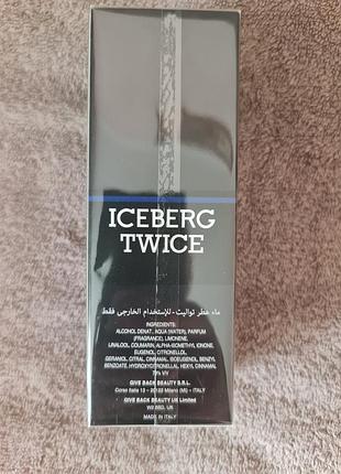 Туалетна вода iceberg twice 2